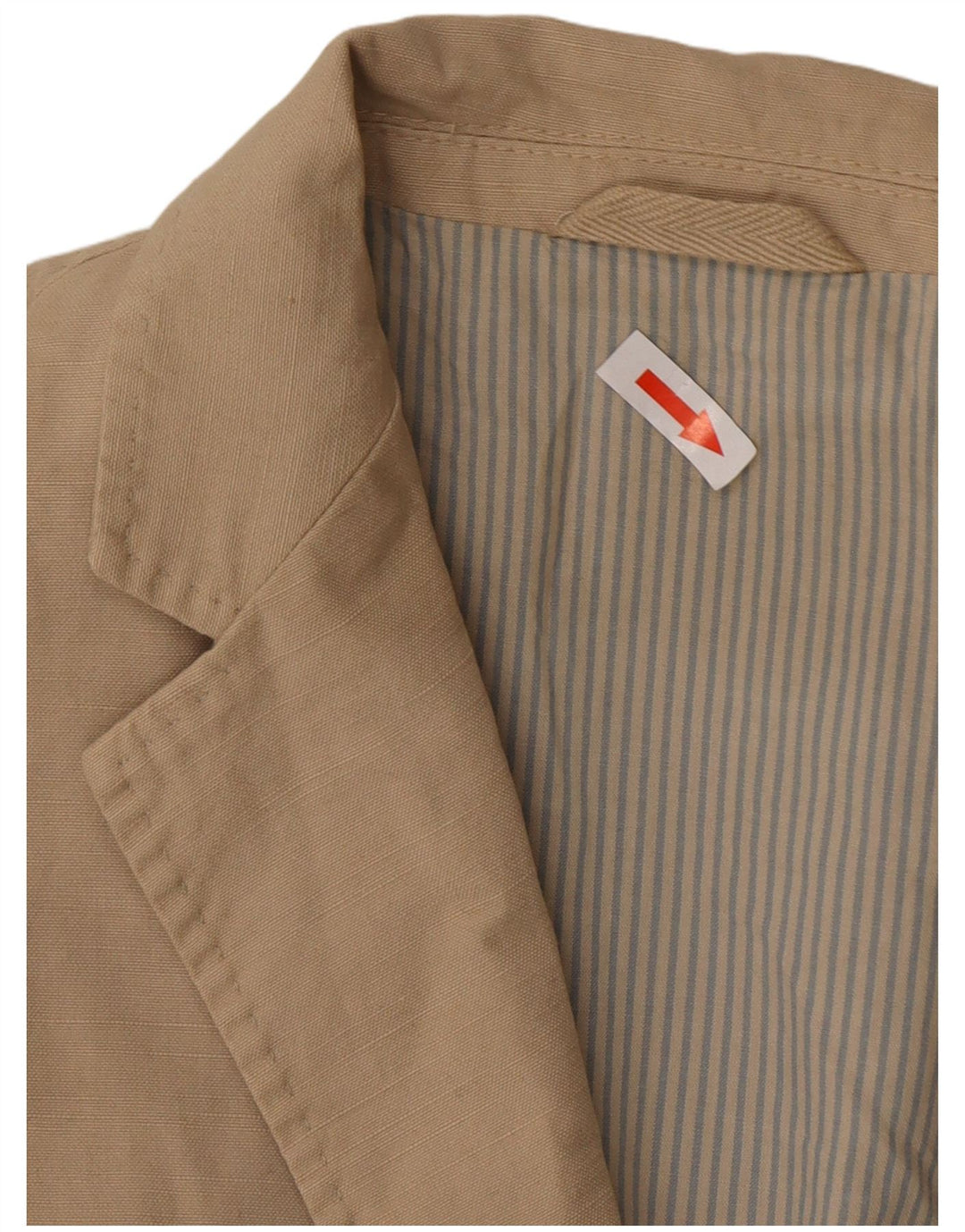 Jaqueta blazer masculina Massimo Dutti com 2 botões EU 48 algodão bege médio