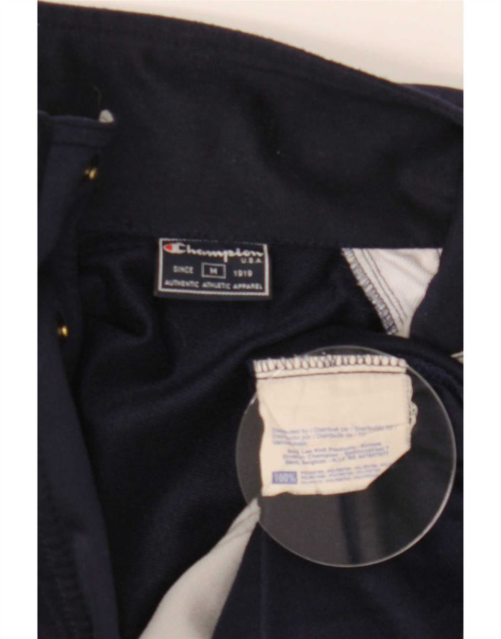 Jaqueta masculina de agasalho Champion médio azul marinho poliéster colorblock