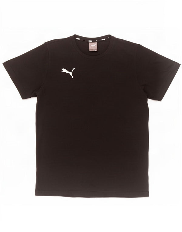 Puma Mens T-Shirt Top Large Black Cotton