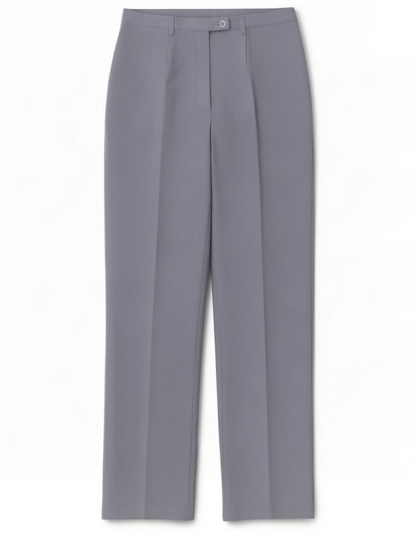 Benetton Calça casual feminina de cintura alta IT 44 Médio W28 L31 Azul