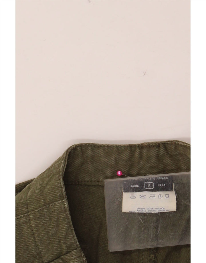 Calça chino reta masculina CHAMPION pequena W32 L32 algodão cáqui