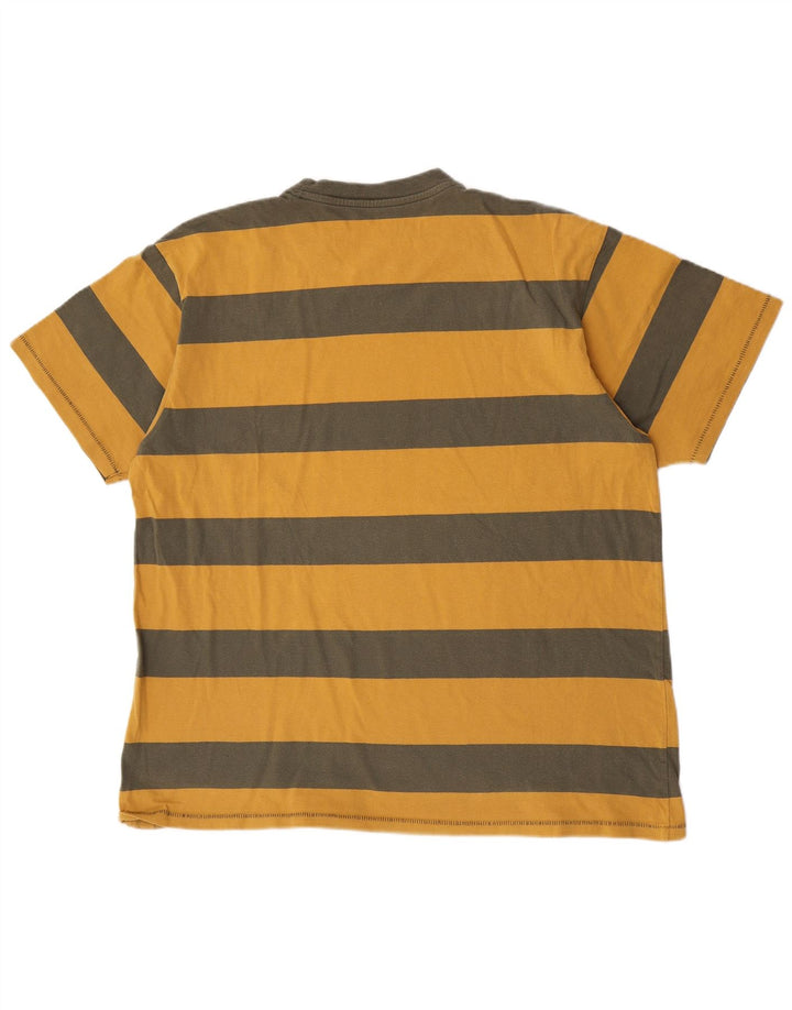 Camiseta masculina Levi's grande listrada amarela