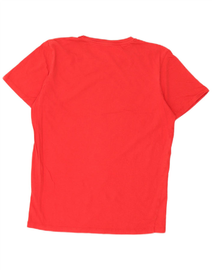 Camiseta masculina Jack & Jones Top médio algodão vermelho