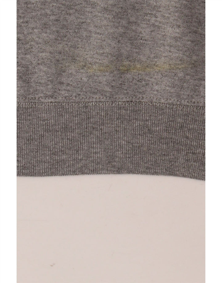 Jumper com capuz gráfico masculino Champion cinza médio manchado