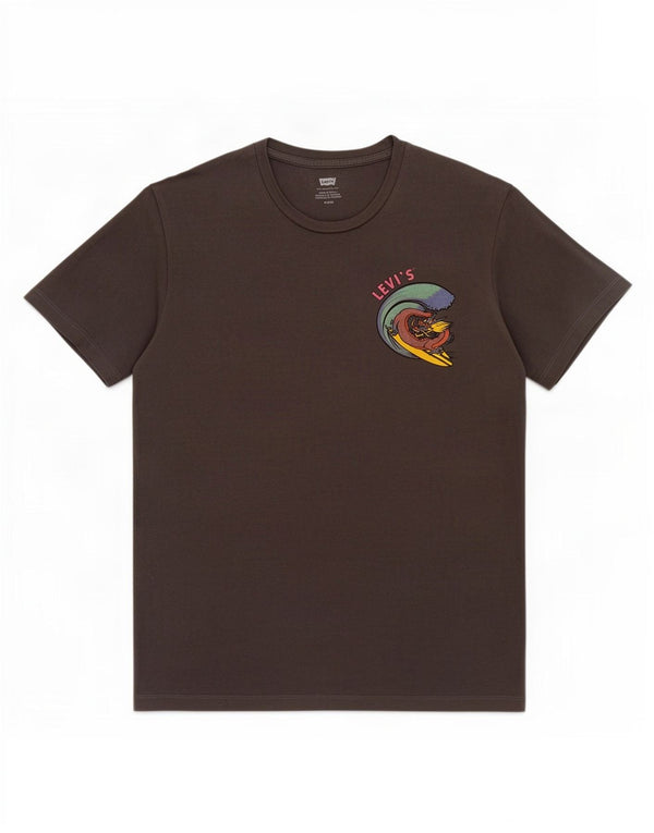 Camiseta gráfica masculina Levi's cinza médio