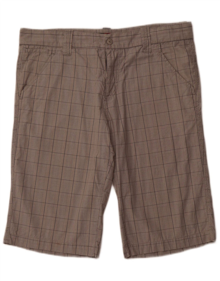 Shorts Chino Masculino O'Neill W31 Algodão Xadrez Cinza Médio