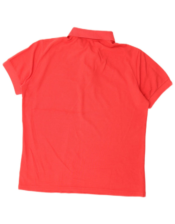 Polo Benetton Boys 13-14 Anos 3XL Algodão Vermelho
