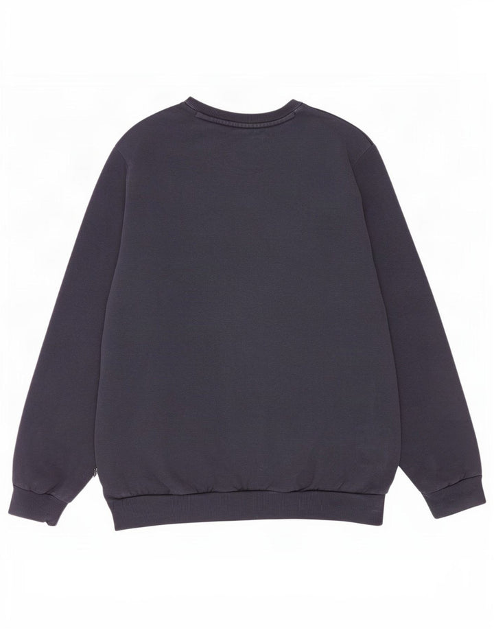 Puma moletom masculino jumper médio azul marinho algodão