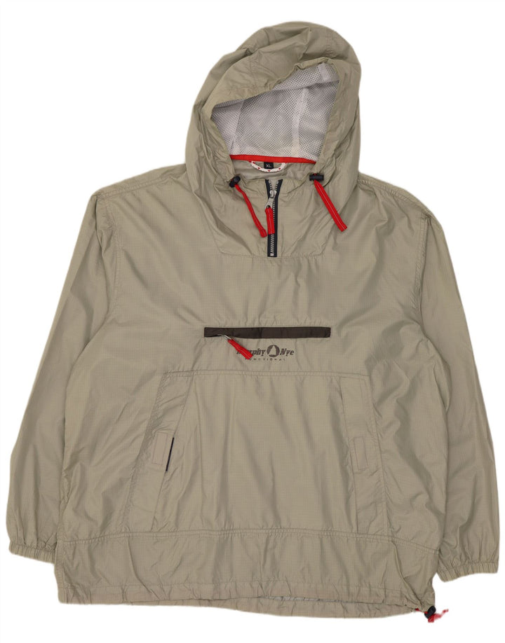 Jaqueta de chuva masculina Murphy & Nye com capuz e capuz Reino Unido 42 XL verde