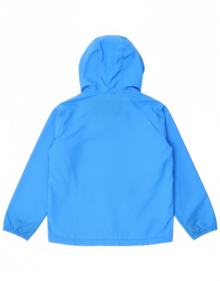 Jaqueta de chuva com capuz para meninos Puma 7-8 anos azul poliéster