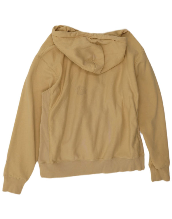 Champion Mens Reverse Weave Hoodie Jumper XL Algodão Amarelo