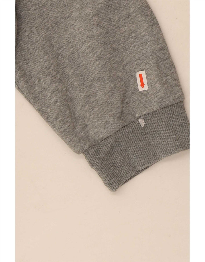 Puma moletom gráfico masculino jumper 4XL algodão manchado cinza
