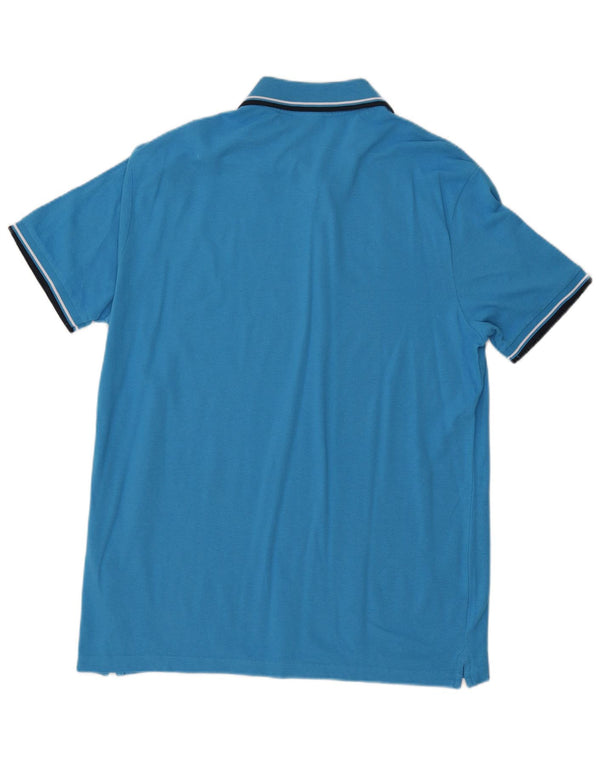 Camisa polo masculina DIADORA 2XL algodão azul