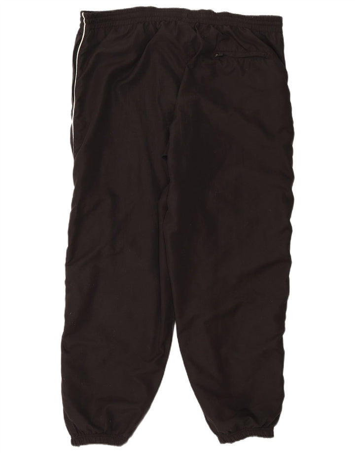 Umbro Calça de treino masculina Joggers grande poliéster preto