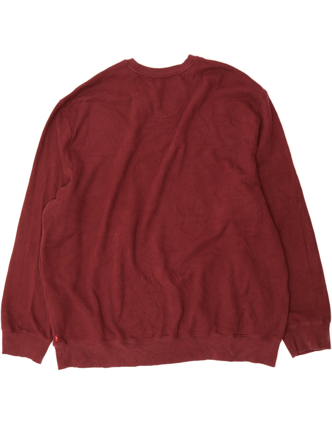 IZOD Mens Loose Fit Sweatshirt Jumper XL Burgundy Cotton Vintage Izod and Second-Hand Izod from Messina Hembry 