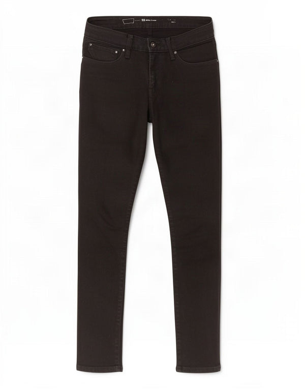 Calça jeans feminina Bold Curve Skinny Levi's W28 L30 algodão preto