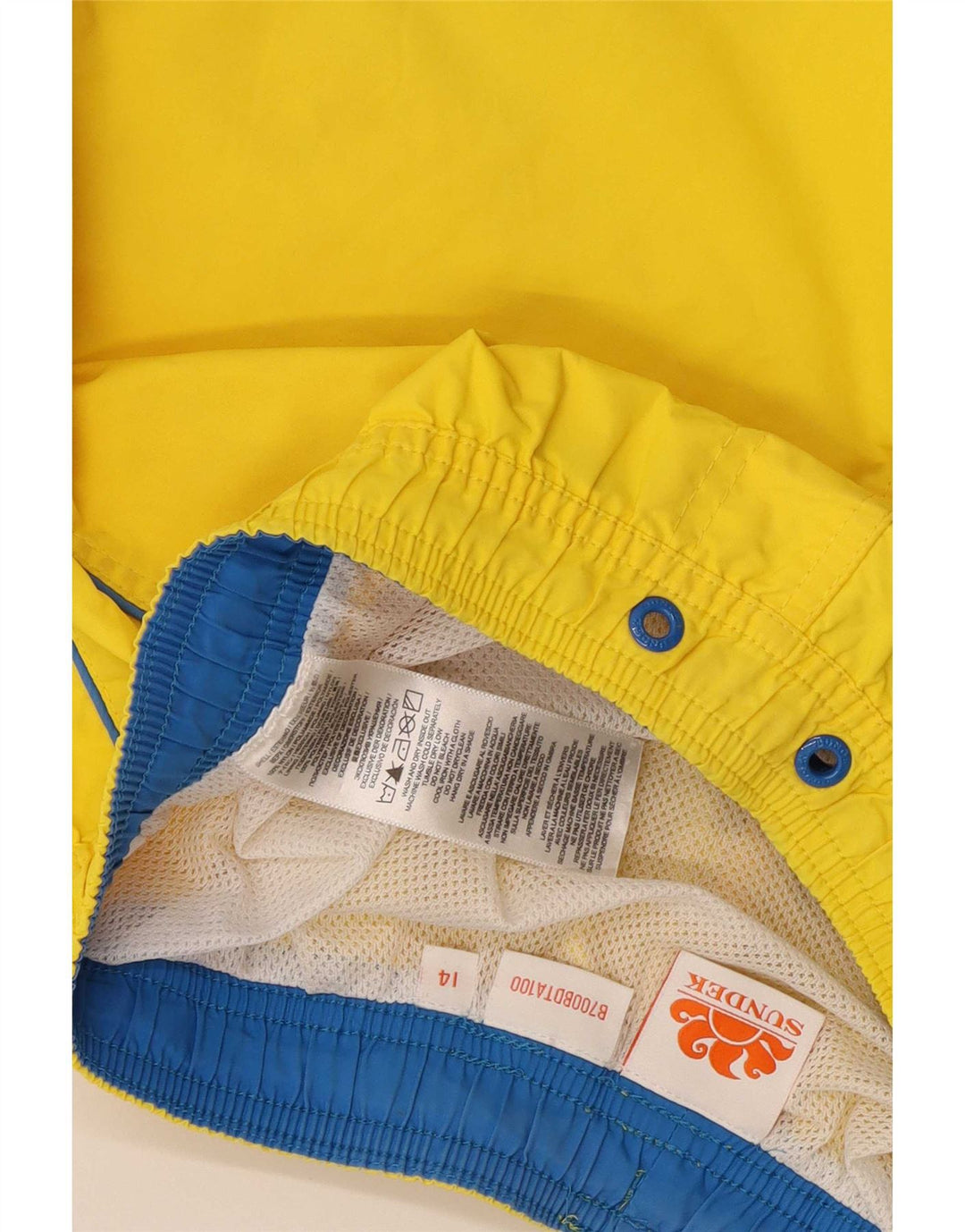 Sundek Meninos Calções de banho 13-14 anos Poliéster amarelo