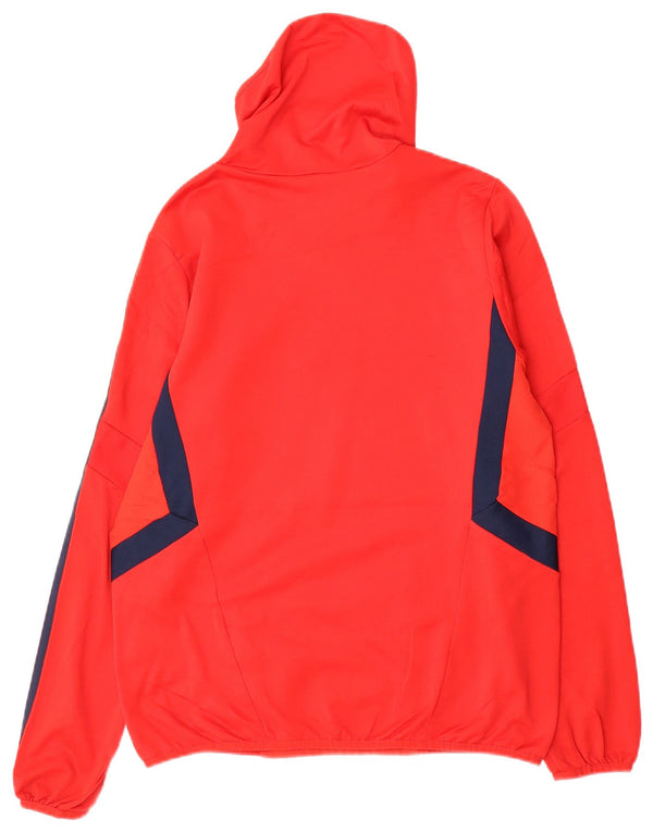 ADIDAS Boys Arsenal Pullover Treino Top 13-14 Anos Vermelho Colorblock