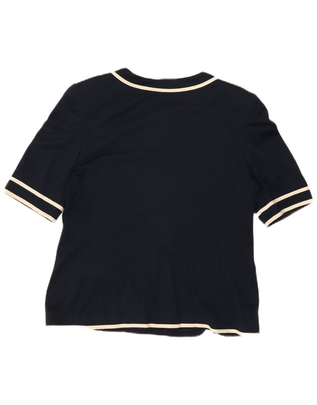 Jaqueta blazer feminina de manga curta LUISA SPAGNOLI IT 44 azul marinho médio