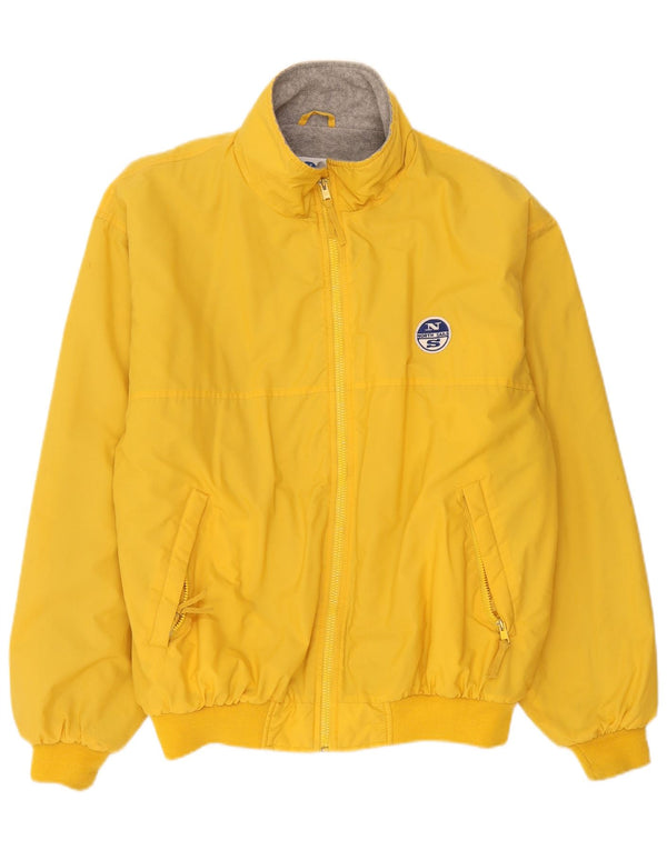 Jaqueta bomber masculina North Sails UK 40 grande amarela