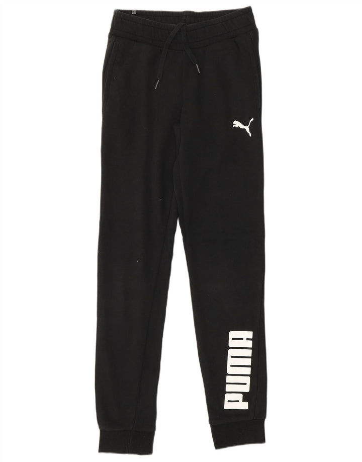 Calça esportiva feminina PUMA Graphic Joggers UK 2 2XS preta