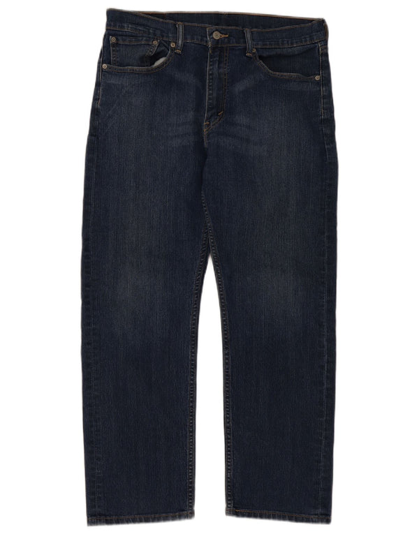 Levi's Masculino 505 Straight Jeans W34 L30 Azul Algodão