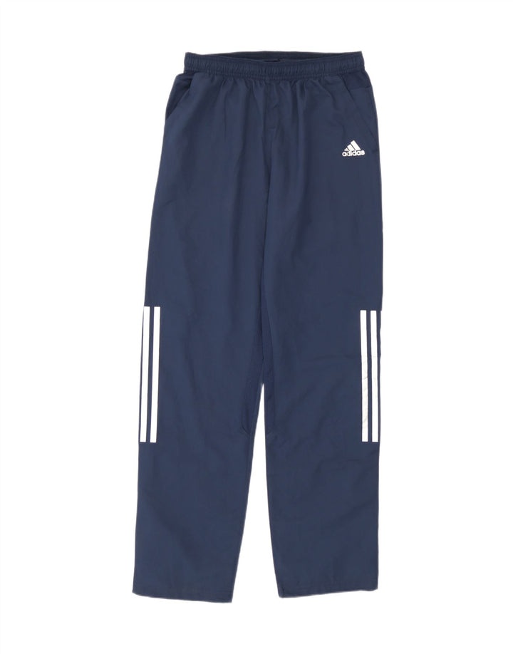Calças de treino Adidas Boys Climacool 13-14 anos azul marinho poliéster