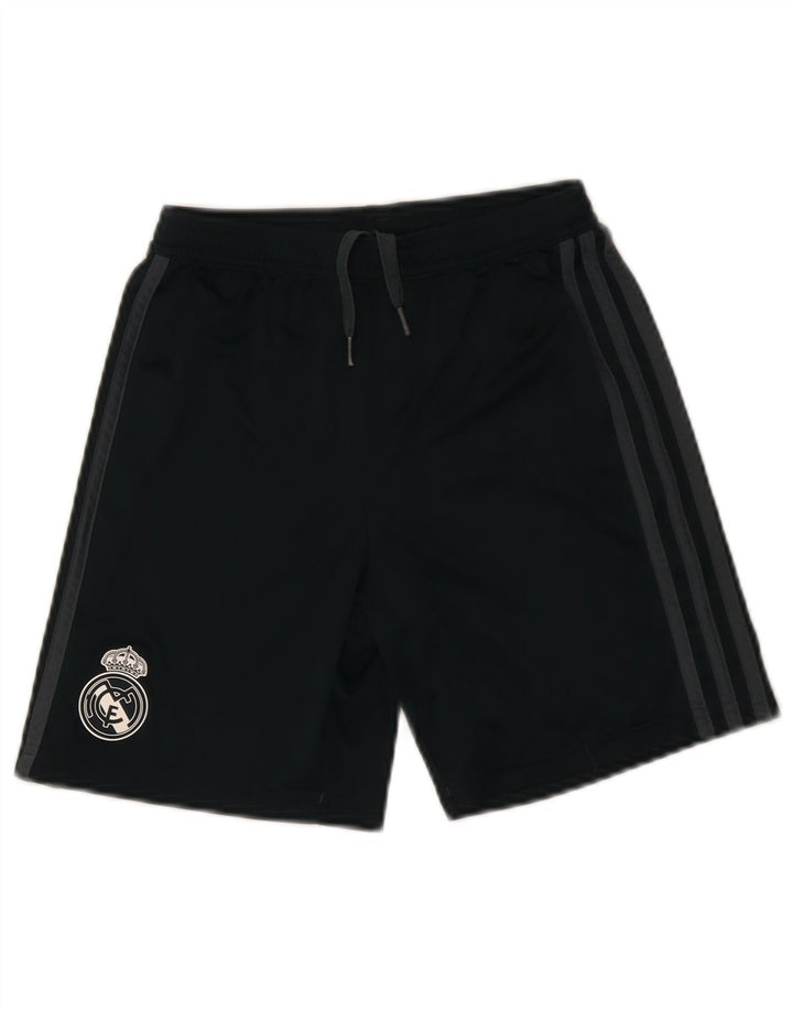 Adidas meninos Real Madrid Sport Shorts 11-12 anos preto poliéster