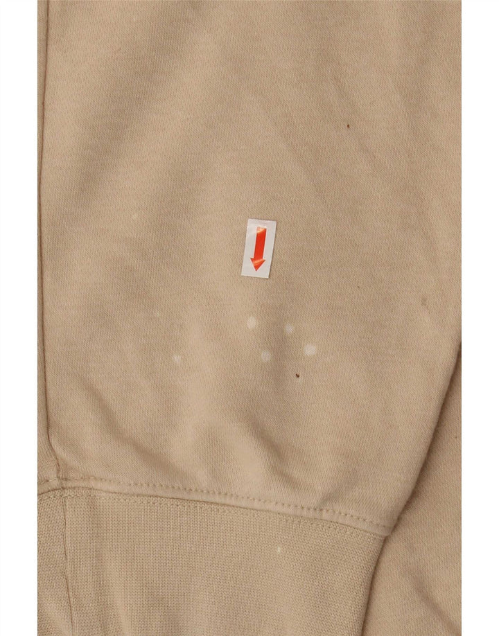 Calça de treino masculina Nike joggers pequeno algodão bege