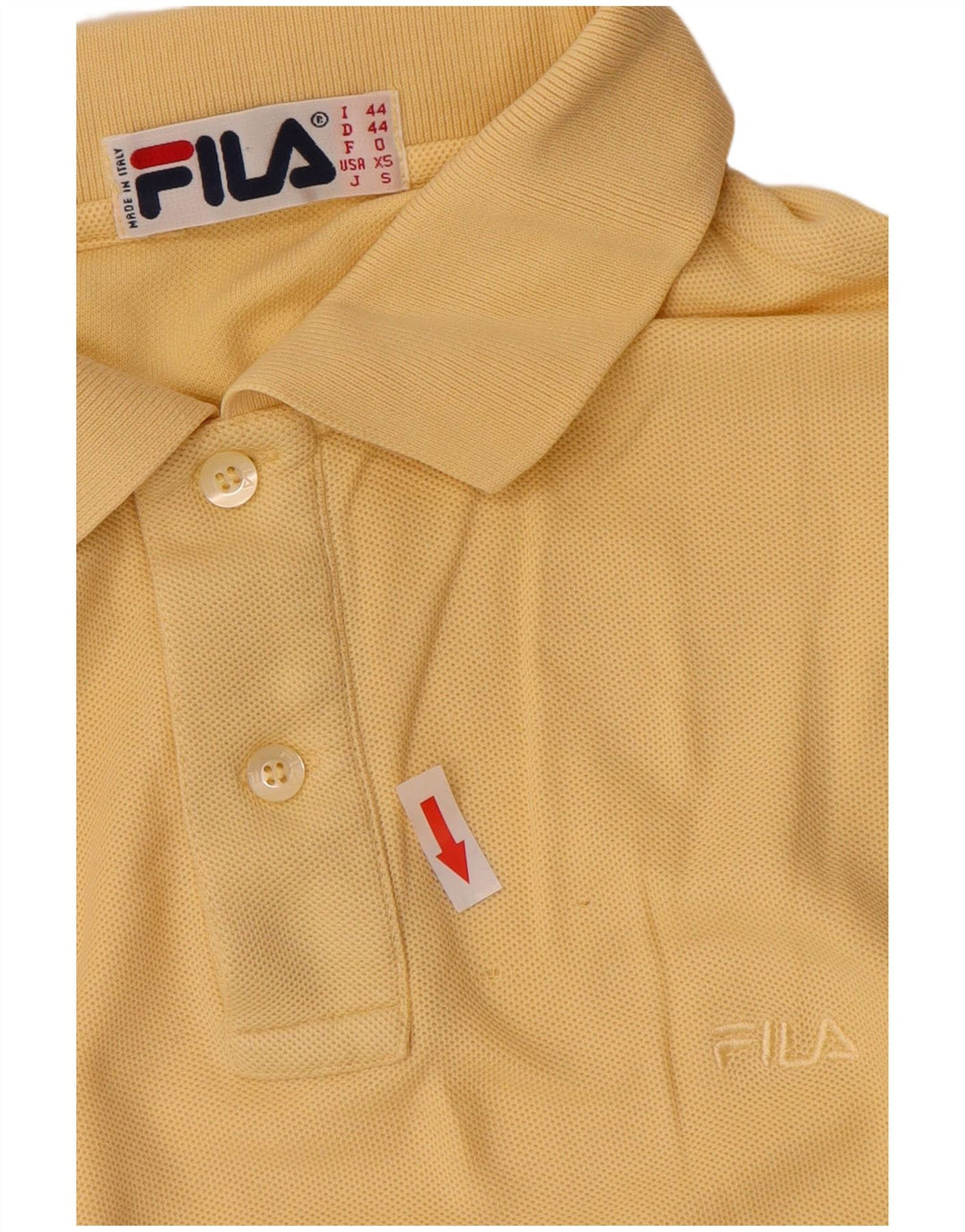 Polo Masculino Fila XS Amarelo