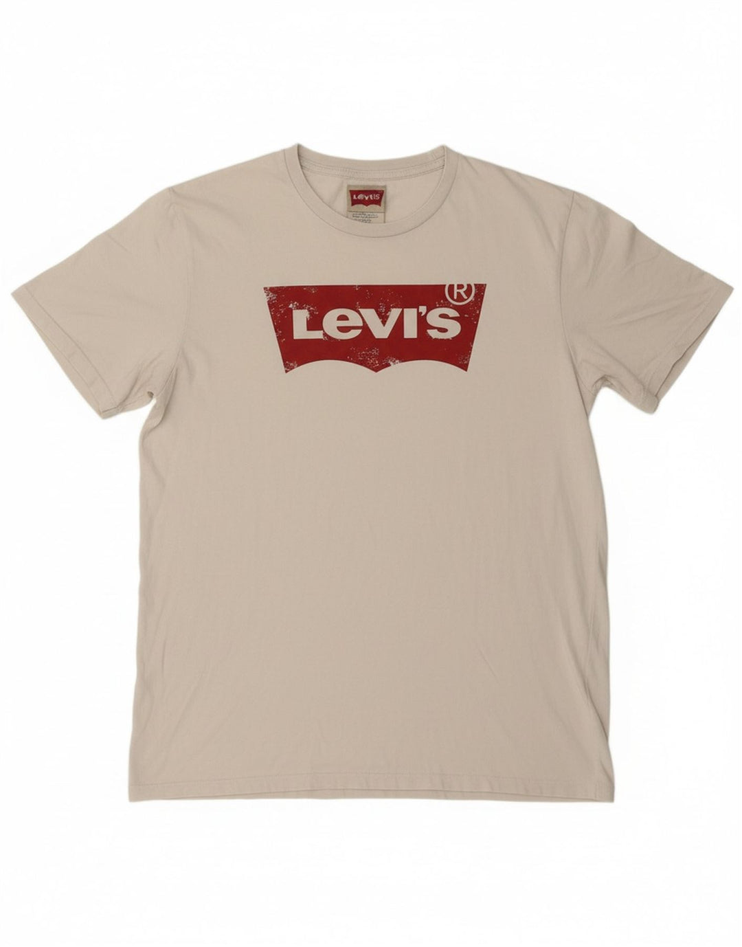 Camiseta gráfica masculina LEVI'S Top médio branco
