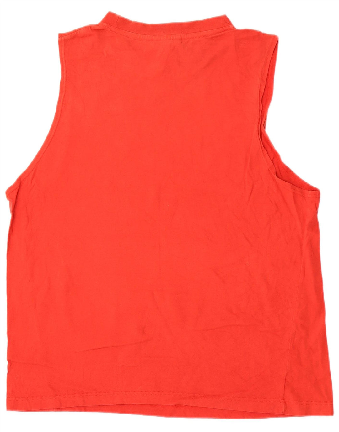 Puma Mens Graphic Vest Top Pequeno Algodão Vermelho