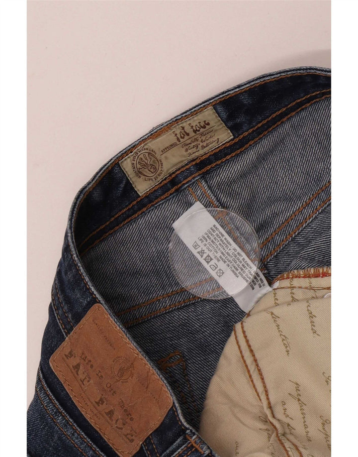 Calça jeans reta masculina Fat Face W36 L31 algodão azul marinho