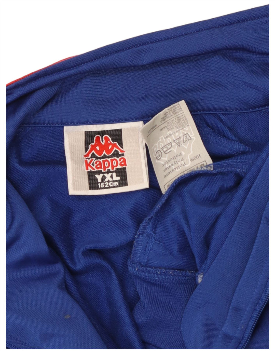 Jaqueta KAPPA Boys Graphic Tracksuit 11-12 Anos XL Azul Poliéster