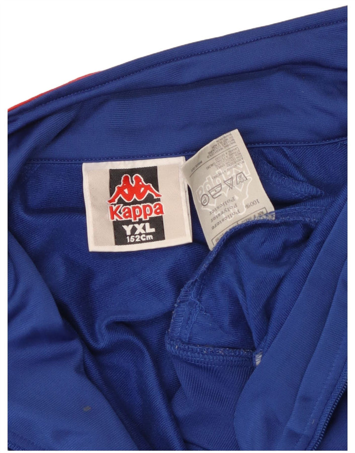 Jaqueta KAPPA Boys Graphic Tracksuit 11-12 Anos XL Azul Poliéster