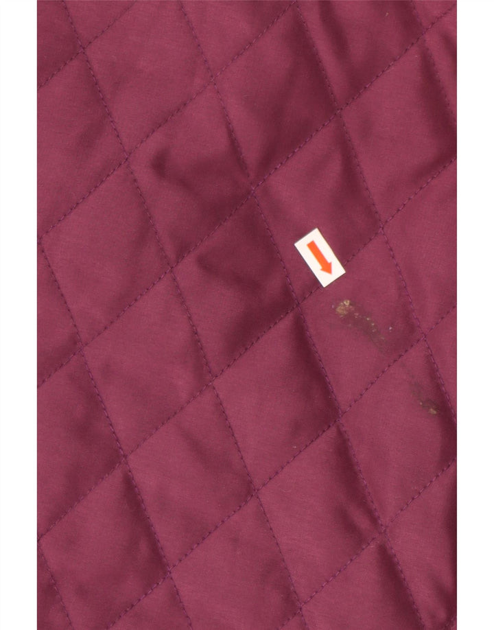 Jaqueta acolchoada feminina JACK MURPHY UK 10 poliéster roxo pequeno