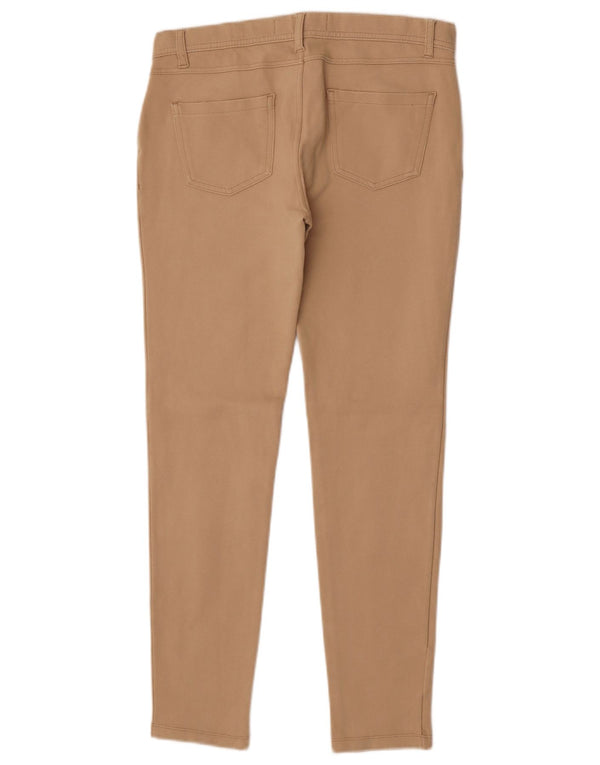 Calça feminina casual skinny Zara média W28 L28 bege