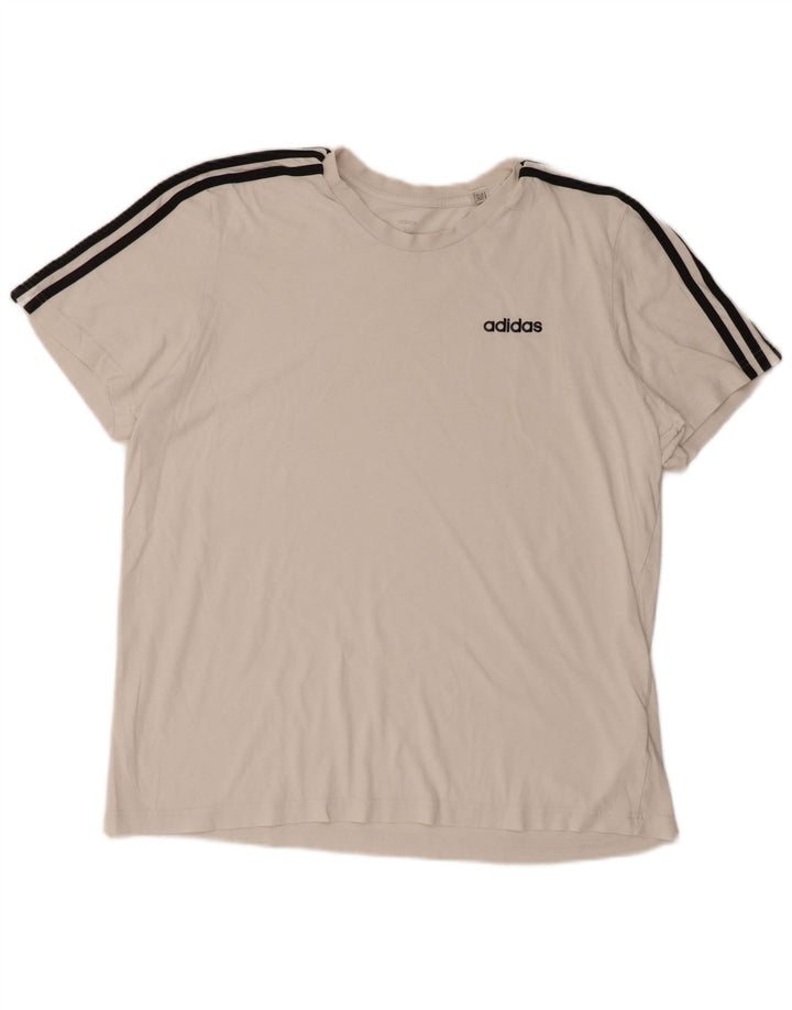 Camiseta masculina Adidas Top XL algodão branco
