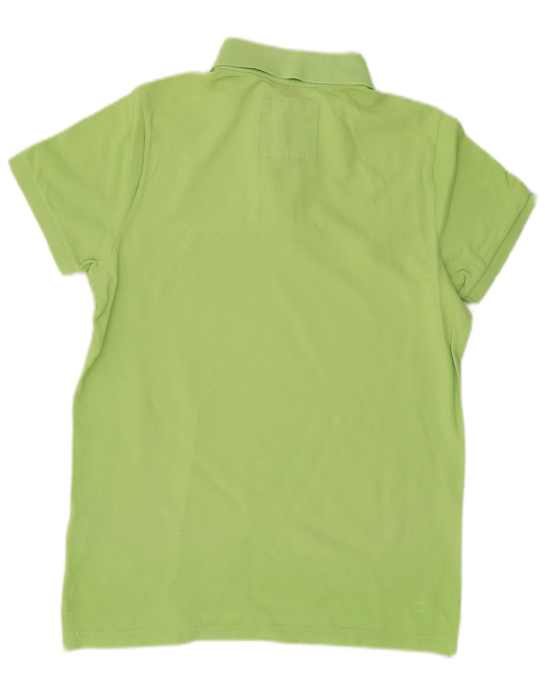 Camisa polo masculina HOLLISTER de algodão verde médio