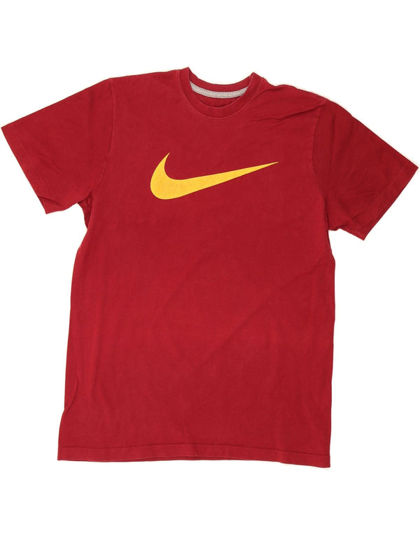 Camiseta masculina NIKE Regular Fit Graphic Top Grande Vermelho