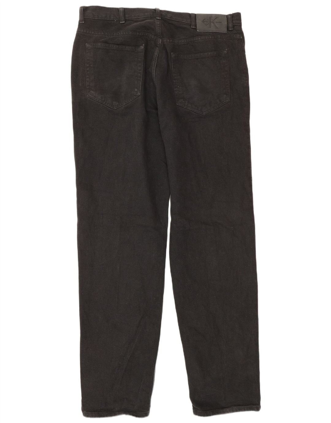 Calça jeans feminina CALVIN KLEIN W36 L34 algodão preto