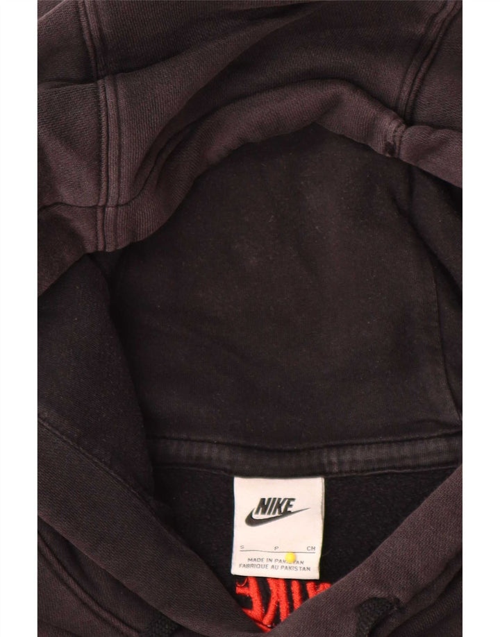 Nike Mens Hoodie Jumper Médio Algodão Preto
