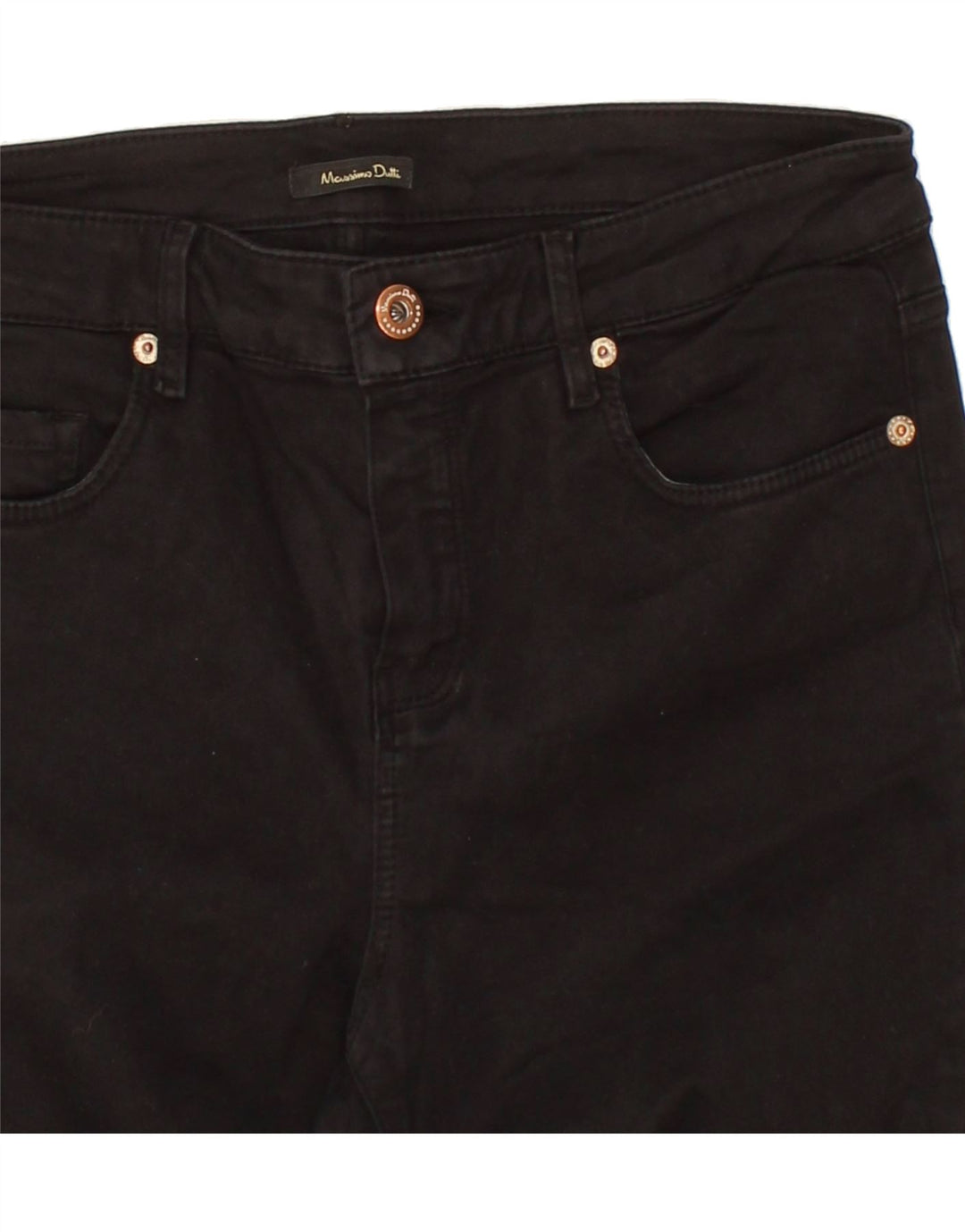 MASSIMO DUTTI Womens Slim Jeans W30 L29  Black Vintage Massimo Dutti and Second-Hand Massimo Dutti from Messina Hembry 