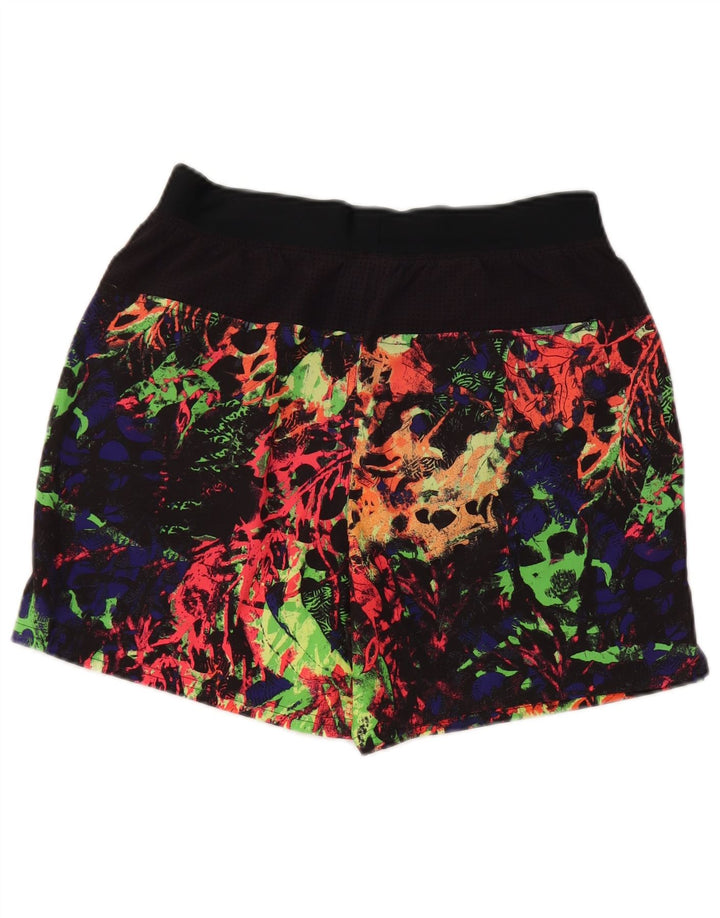 Shorts esportivos masculinos Nike Abstract Pattern pequenos poliéster preto