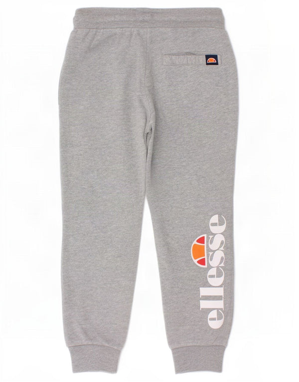 Calça de treino Ellesse Boys Graphic Joggers 5-6 anos algodão cinza