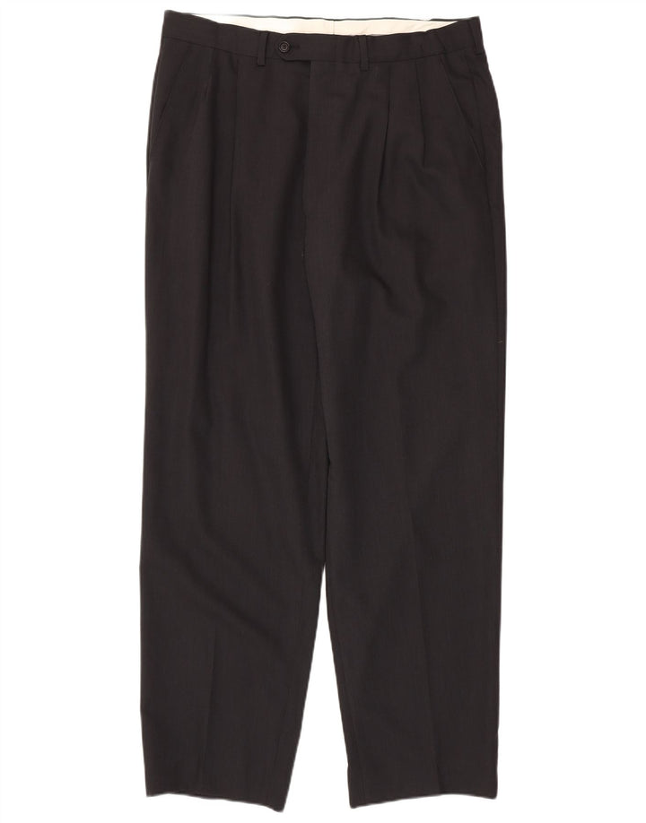 Calça masculina Ferre Pegged Suit W34 L31 preta