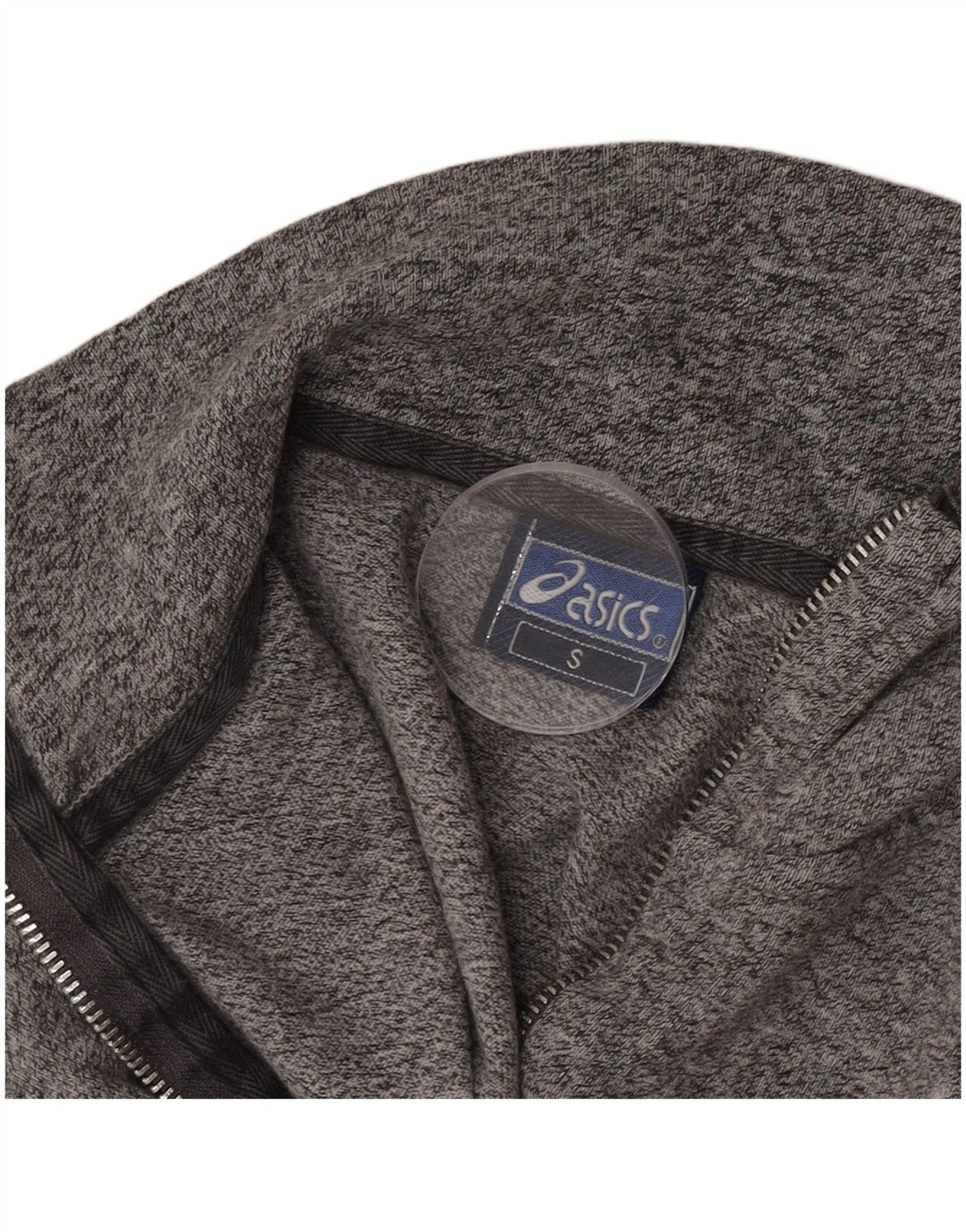 Suéter Cardigan Masculino Asics Pequeno Cinza