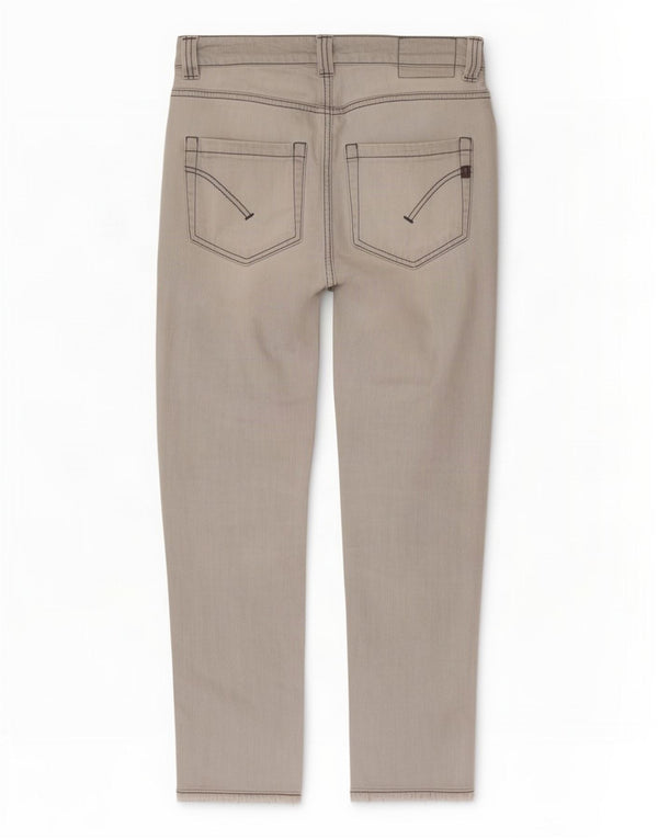 Dunlop Mens Slim Jeans W32 L29 Grey Cotton