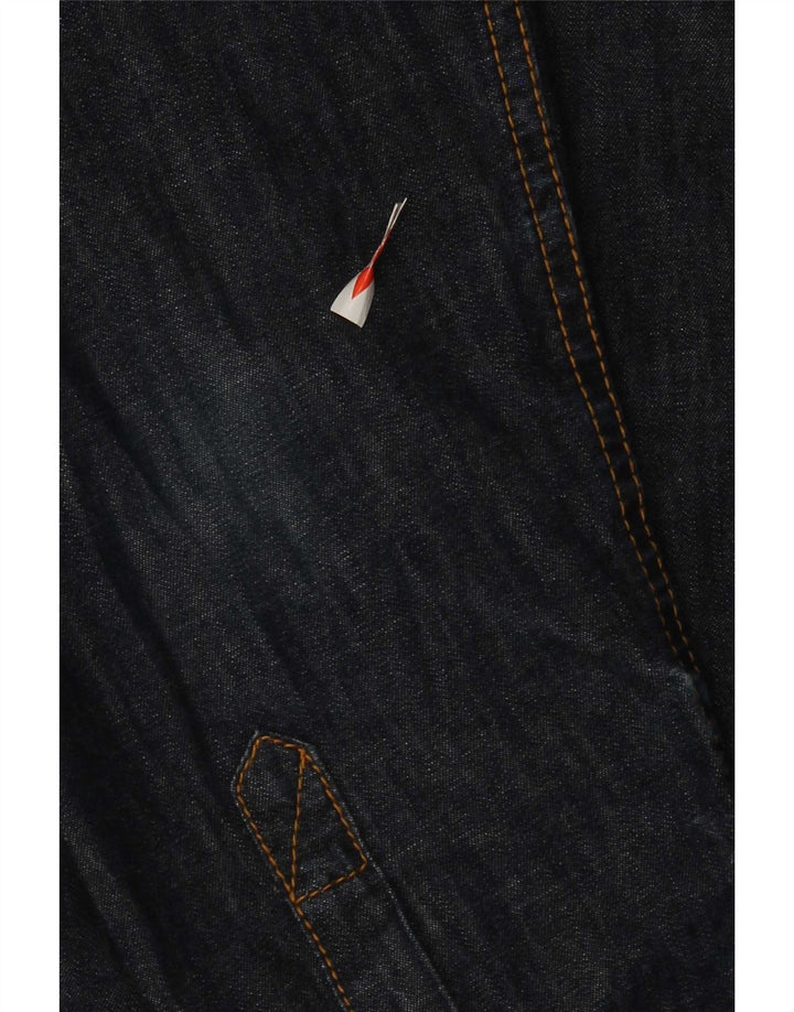 Camisa jeans masculina Diesel grande algodão azul marinho