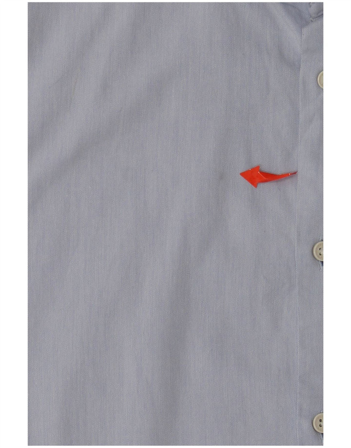 Camisa masculina slim fit DACK'S XL azul algodão